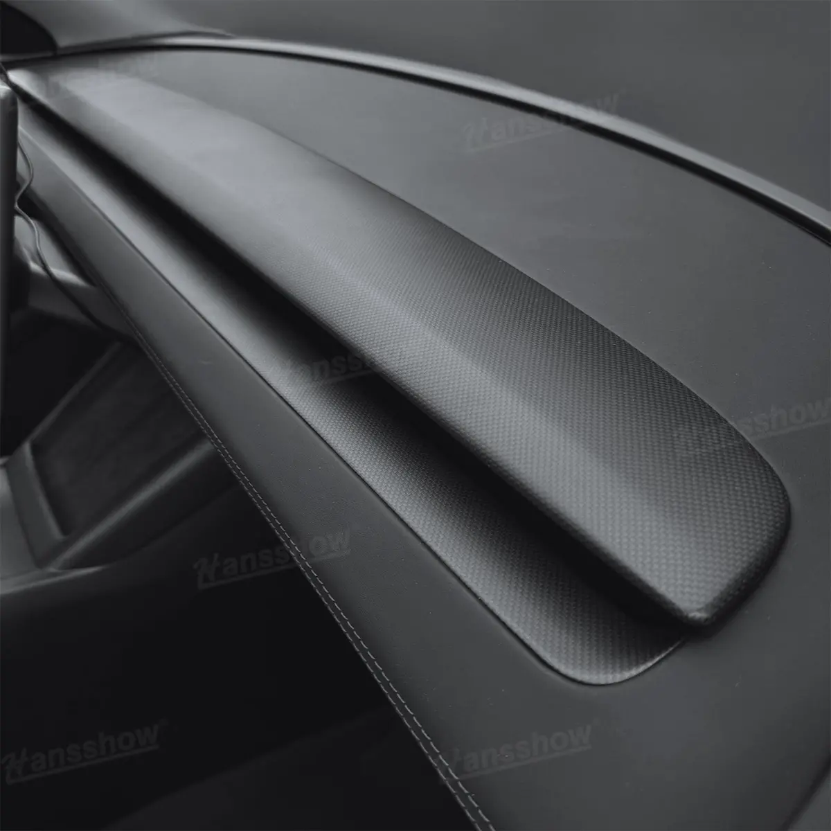 Model Y Juniper Real Carbon Fiber Cover Interior Set Protective Overlay... 2