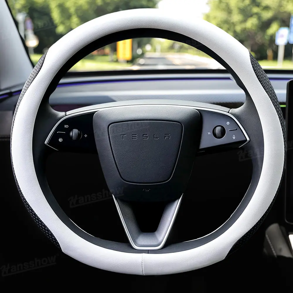 Model Y Juniper/3 Highland Steering Wheel Wrap Anti-Slip Driving Wheel Protector 1