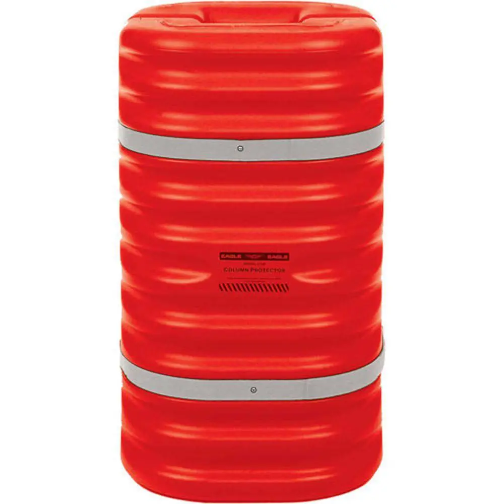 Yellow 42-Inch Column Protectors for Structural Support Posts - Image 4