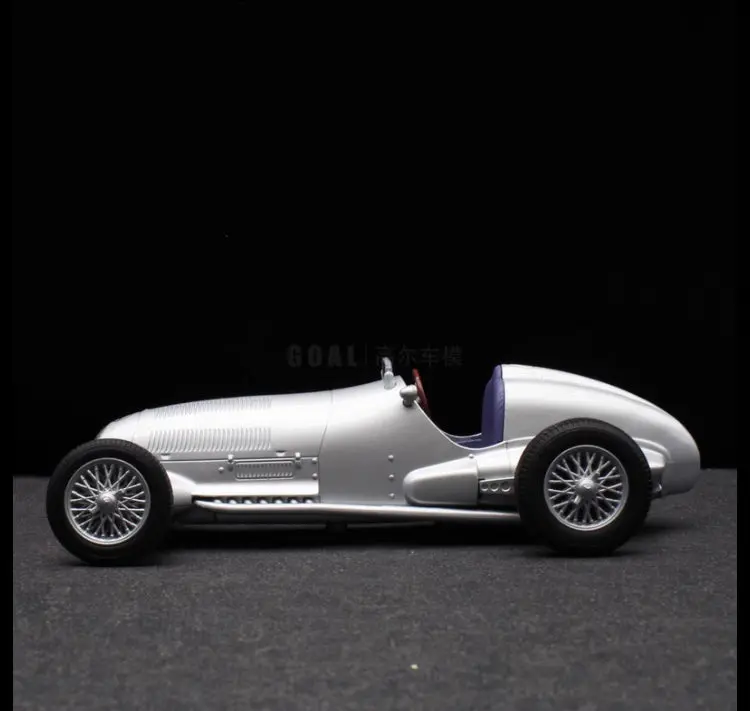 Carro Colecionável 1937 Mercedes-Benz W125 Escala 1:24 1