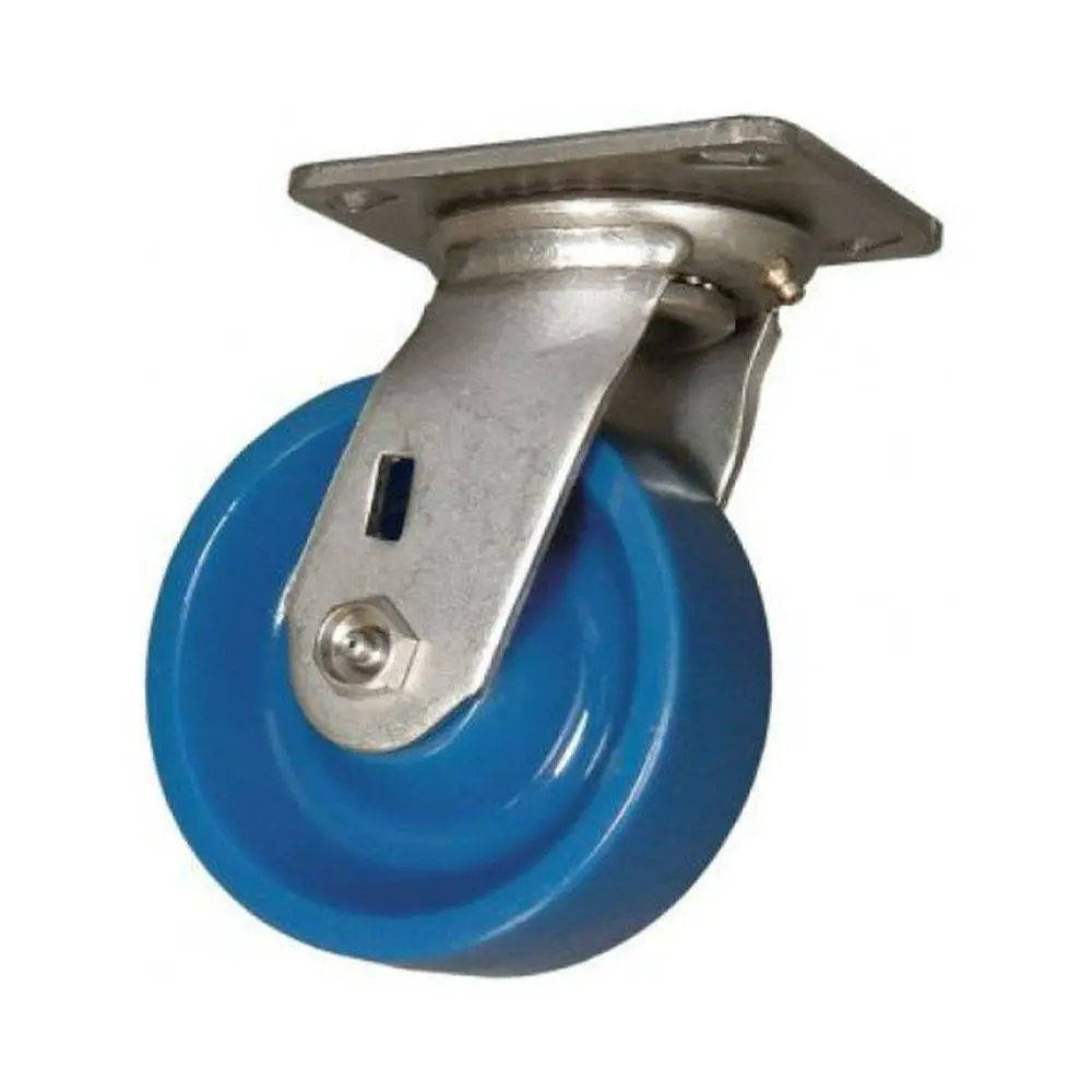 4" X 2" Duralastomer Wheel Swivel Caster Stainless Steel - 750 Lbs. Cap. 1