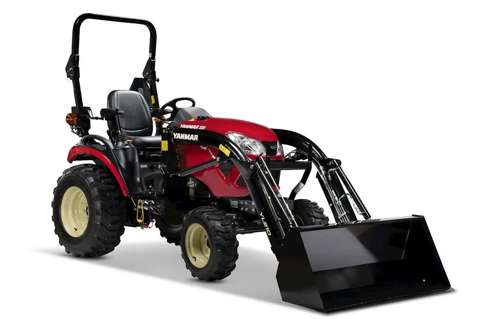 Yanmar Sa325 Compact Tractor W/ Front Loader 1