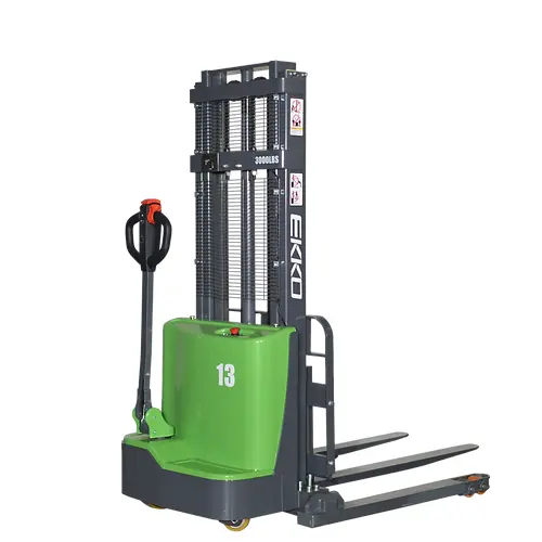Ekko Eb13c-98Li Lithium Straddle Stacker - 2800Lb Capacity 1