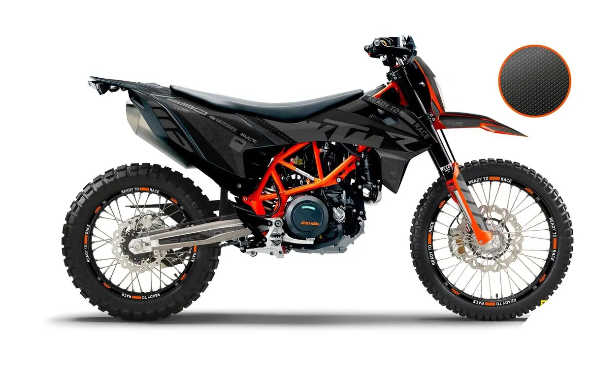 Ktm 690 Enduro Graphics - "Rr-Tech 2.0.2.2" (Black) 1