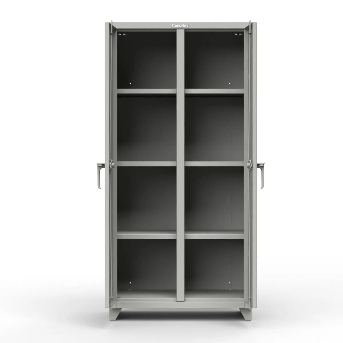 Extra Heavy Duty 14 Ga Double Shift Cabinet With 6 Shelves - 36 In. W X 24 In. D X 75 In. H 1