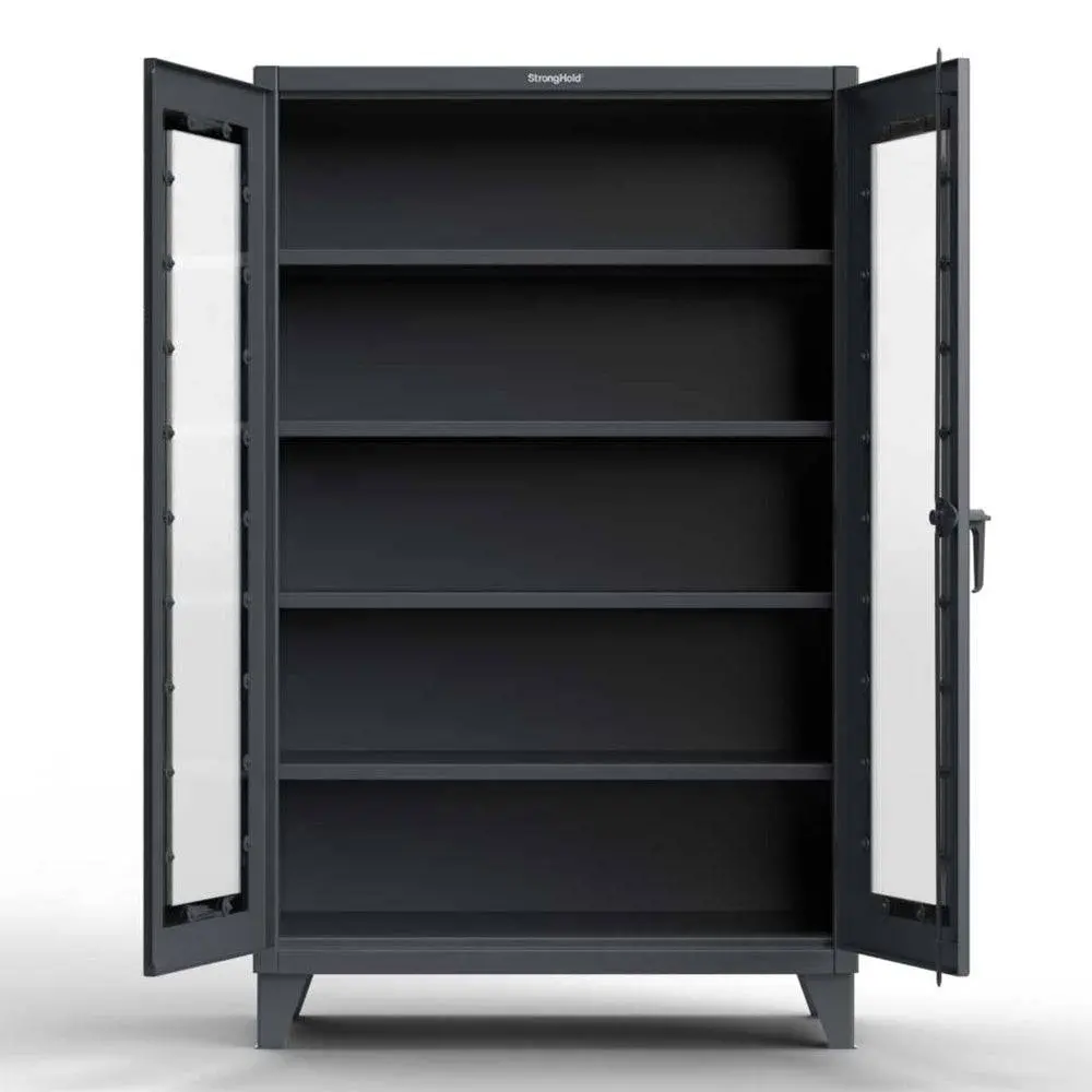 Extreme Duty 12 Ga Scratch Resistant Clearview Cabinet With 4 Shelves - 36 In. W X 24 In. D X 78 In. H 1
