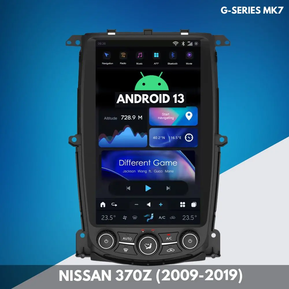 Nissan 370Z (2007–2019) Android Head Unit | Squarewheels G-Series 1