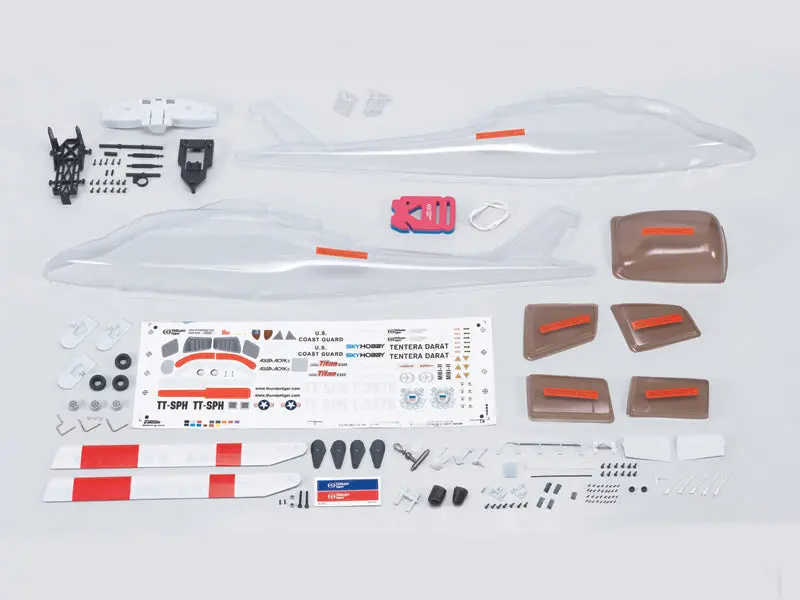 E325 Agusta A109k2 Conversion Kit Clear Body, 3876 1