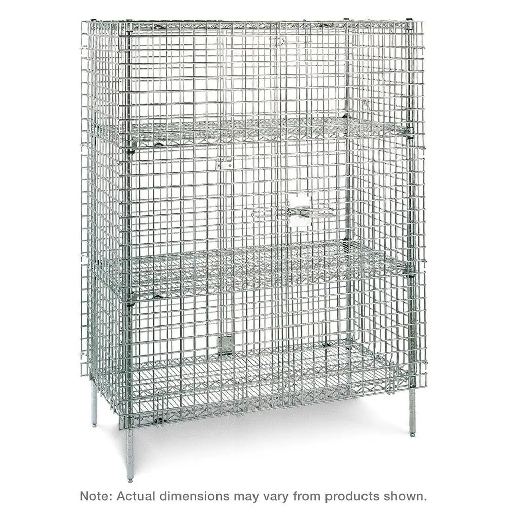 Metro Super Erecta Security Shelving Unit With 2 Intermediate Shelves 1