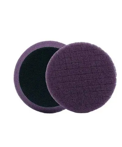 3D 3.5'' Dark Purple Heavy Cut Foam Pad - 2 Pack (K-53Sdp) 1
