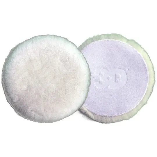 3D White Wool Pad - 6" (K-Ww6) 1