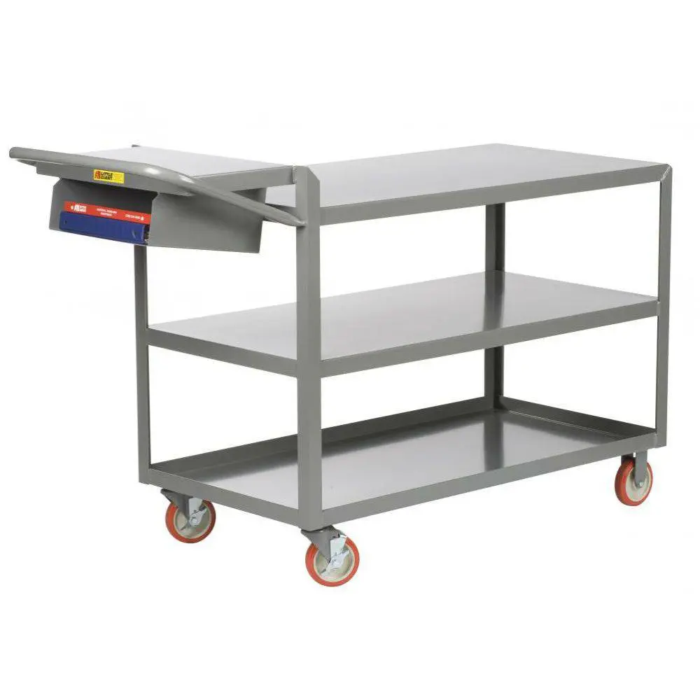 3-Shelf Order Picking Truck (W/ Flush Top And Storage Pocket) 1