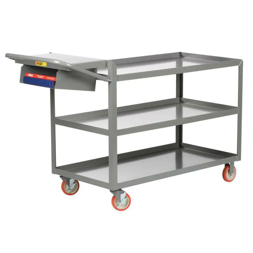 3-Shelf Order Picking Truck (W/ Lips And Storage Pocket) 1