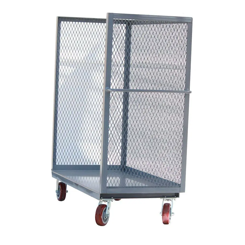 3-Sided Service Cart (1 Shelf) 1