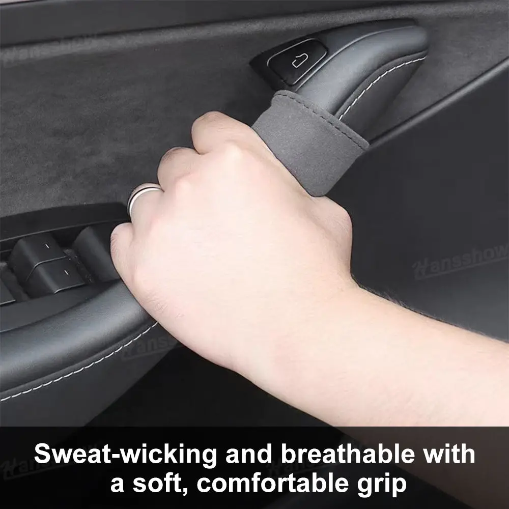 Model Y Juniper/3 Highland Alcantara Interior Door Handle Covers With Tesla... 2