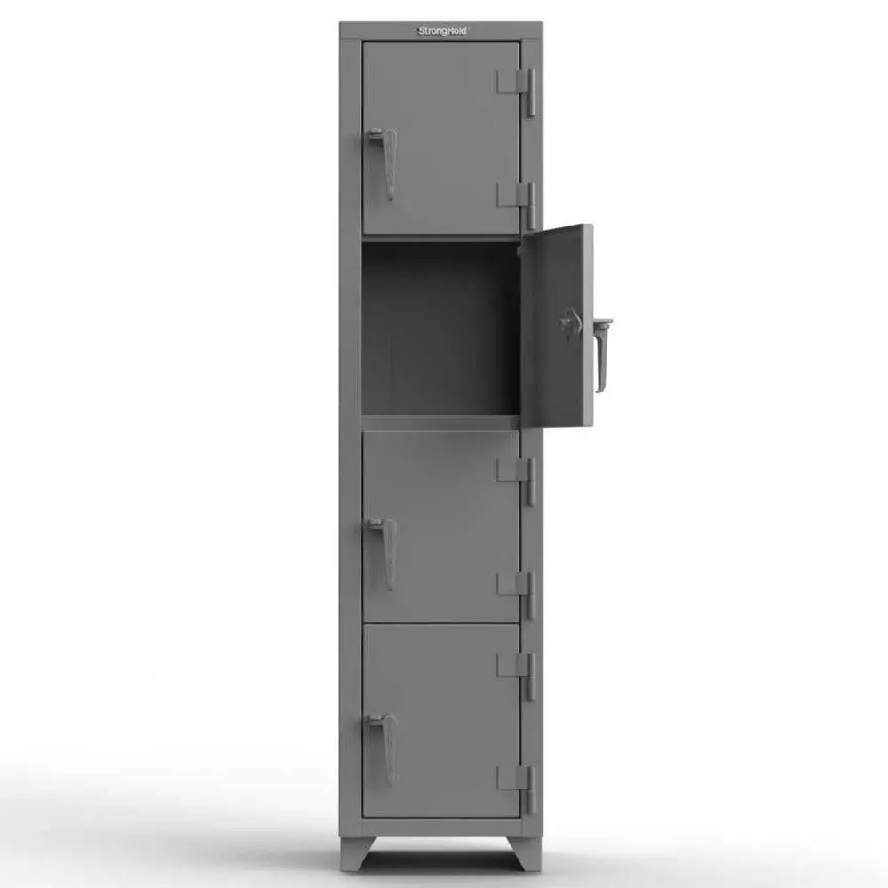 Extra Heavy Duty 14 Ga 4-Tier Locker 1