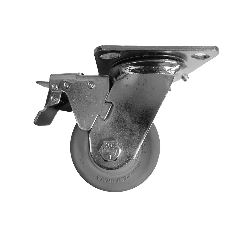 4" X 2" Colson Performa Wheel Swivel Caster W/ Total Lock - 500 Lbs. Capacity 1