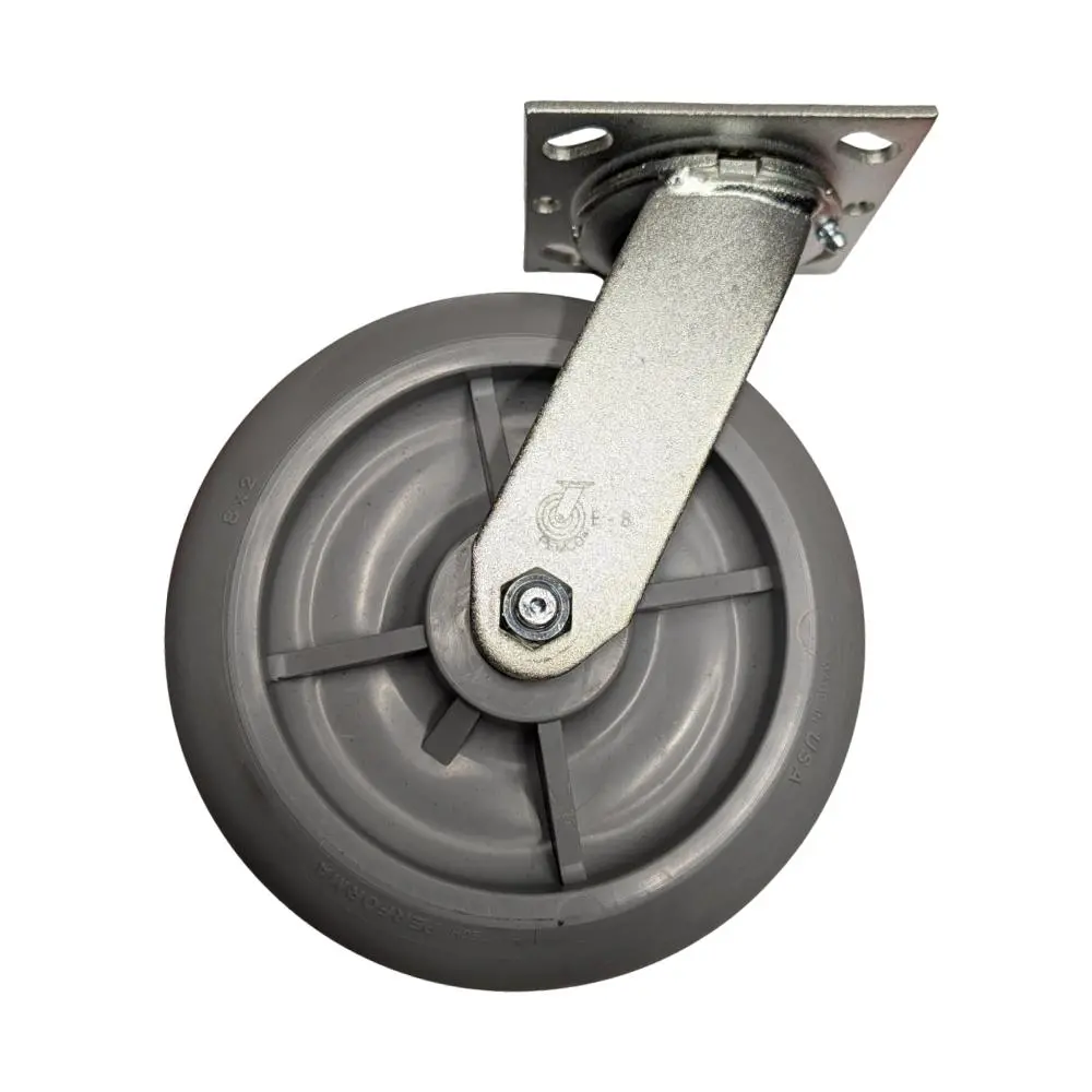 8" X 2" Colson Performa Wheel Swivel Caster W/ Brake - 600 Lbs. Capacity 2