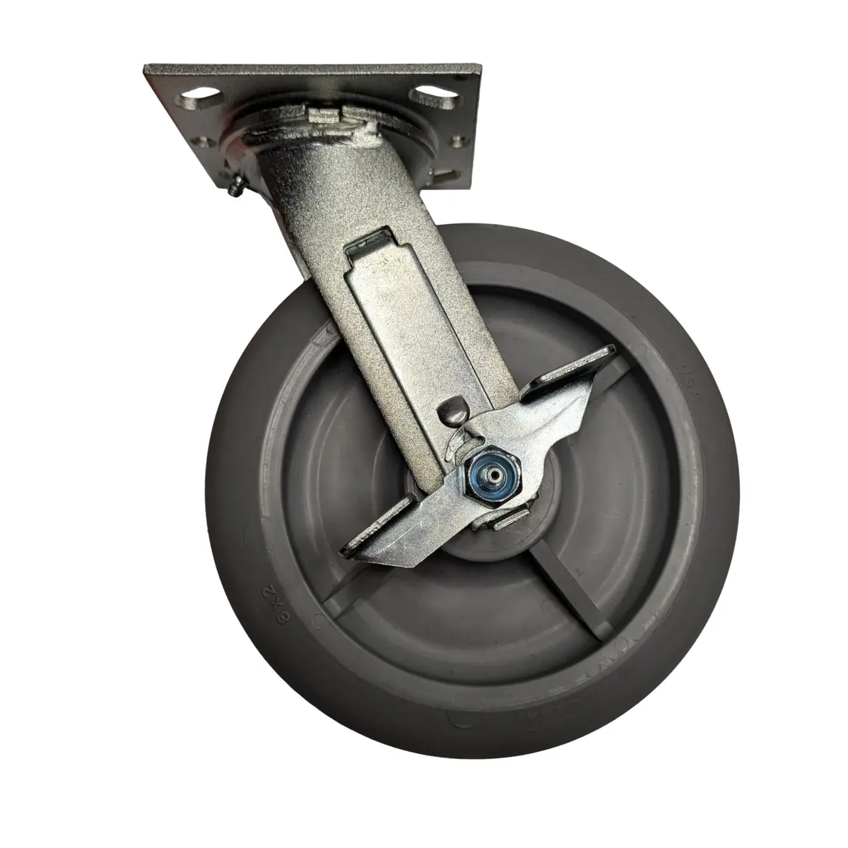 8" X 2" Colson Performa Wheel Swivel Caster W/ Brake - 600 Lbs. Capacity 1