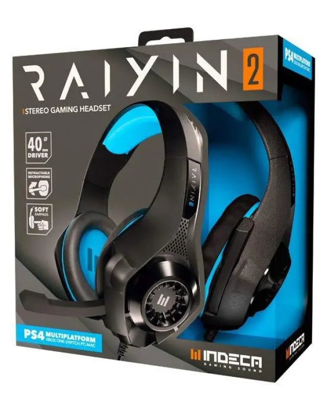 Auscultadores Gaming Indeca Rayin 2 (Multiplataforma) - Novo 1