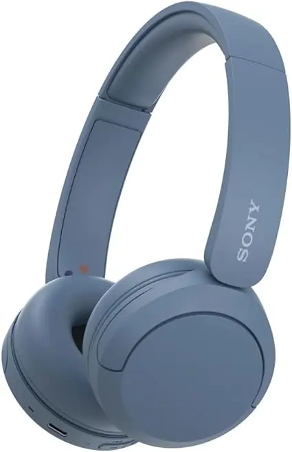 Auscultador Sony Wh-Ch520 Sem Fio Bluetooth Com Microfone Azul - Novo 1