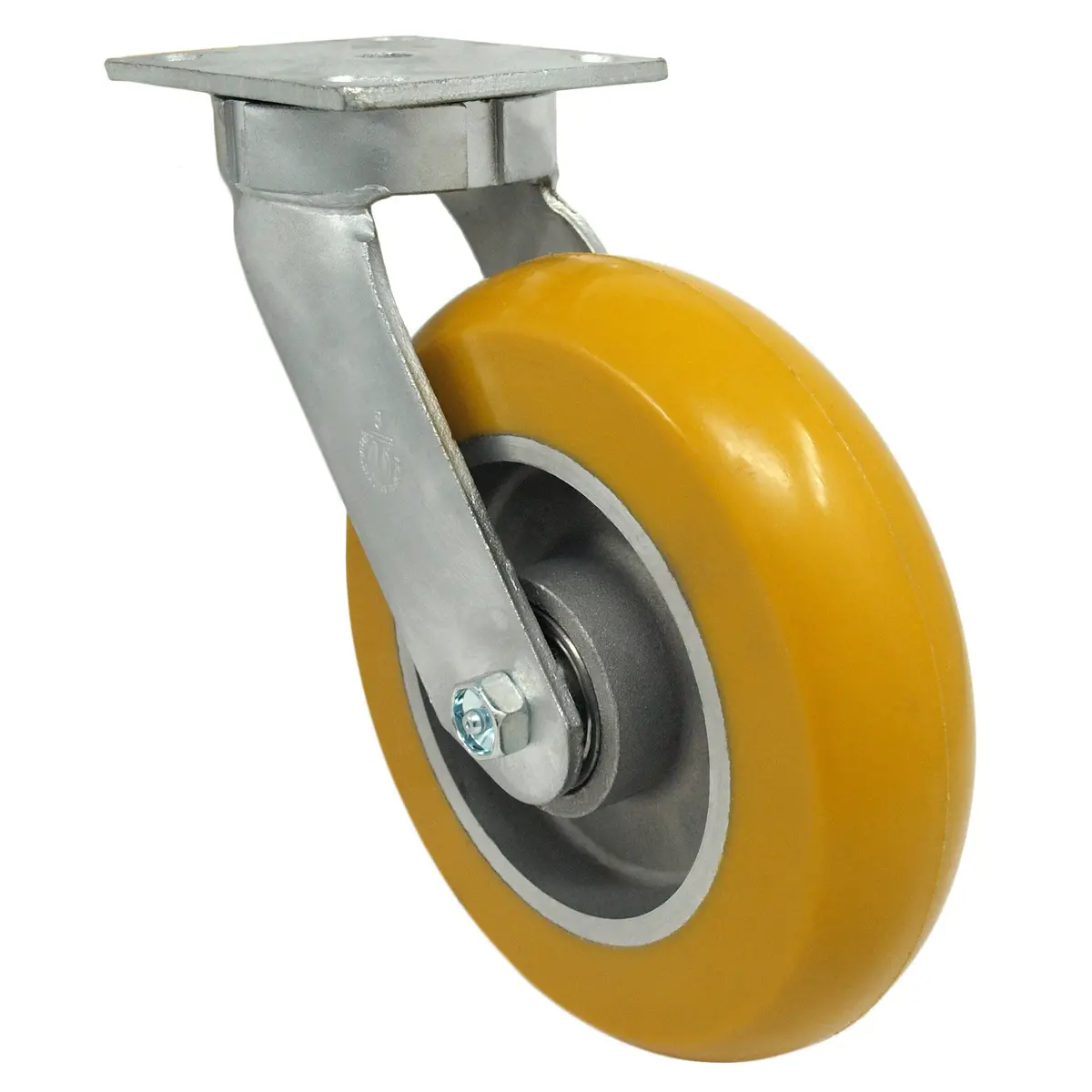 8" X 2" Ultraflex Wheel Swivel Kingpinless Caster - 1200 Lbs Capacity 1