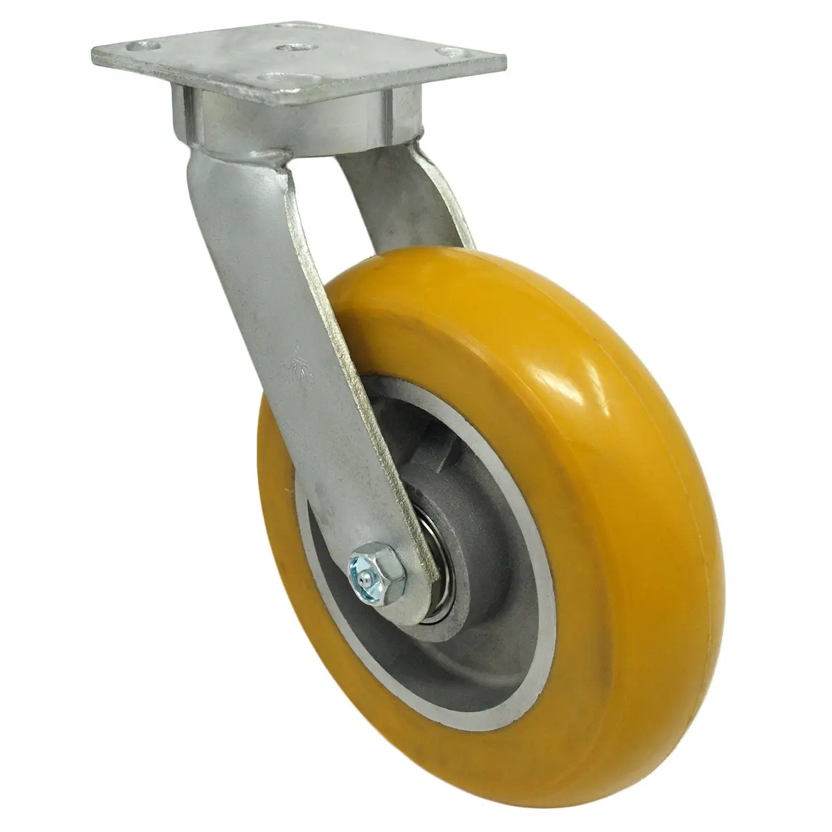 8" X 2" Ultraflex Wheel Swivel Kingpinless Caster - 1200 Lbs Capacity 2
