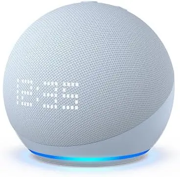 Amazon Echo Dot Coluna Inteligente (5A Geração 2022) Com Relógio - Novo 1