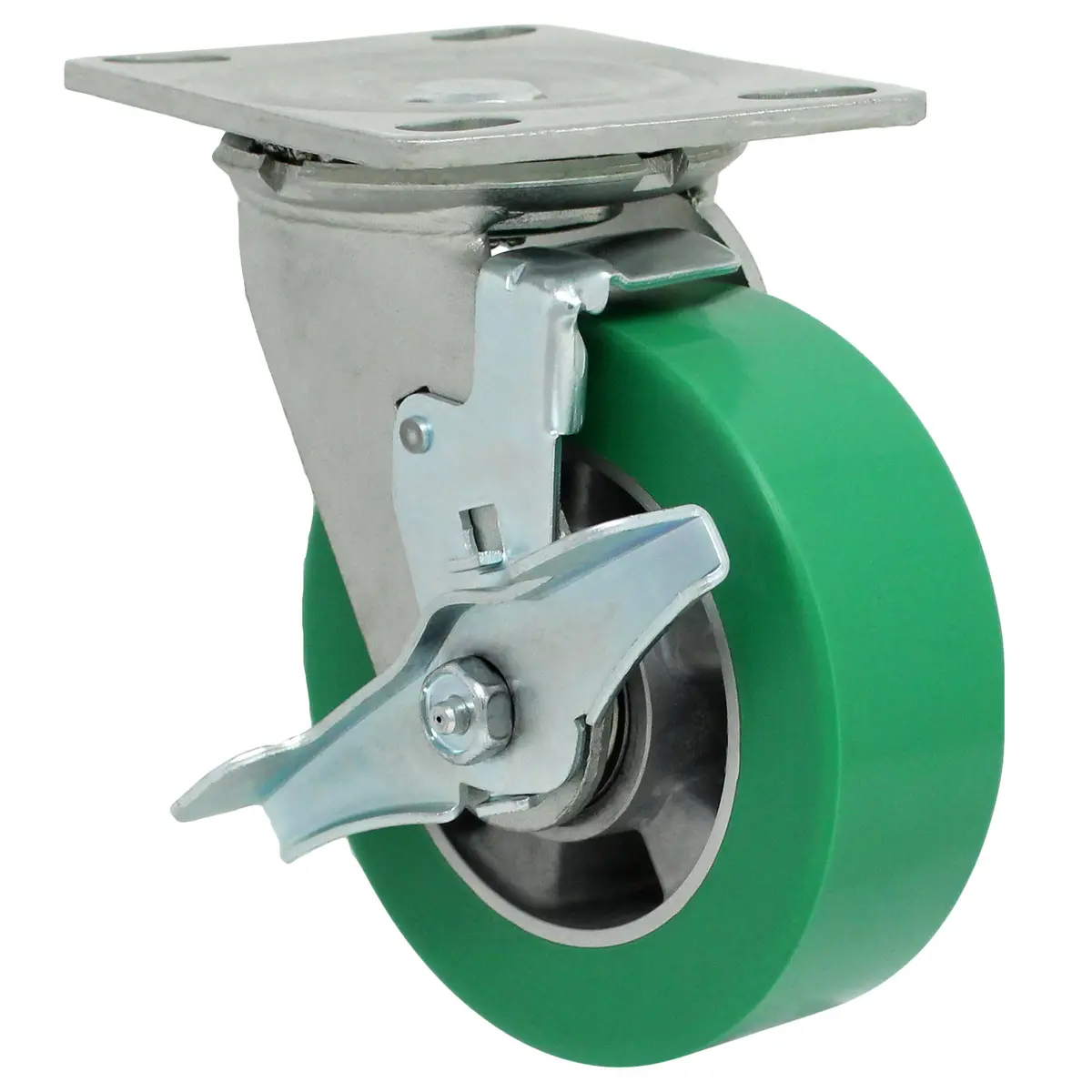 6" X 2" Champion Wheel Swivel Caster W/ Top Lock Brake - 1200 Lbs. Capacity 1