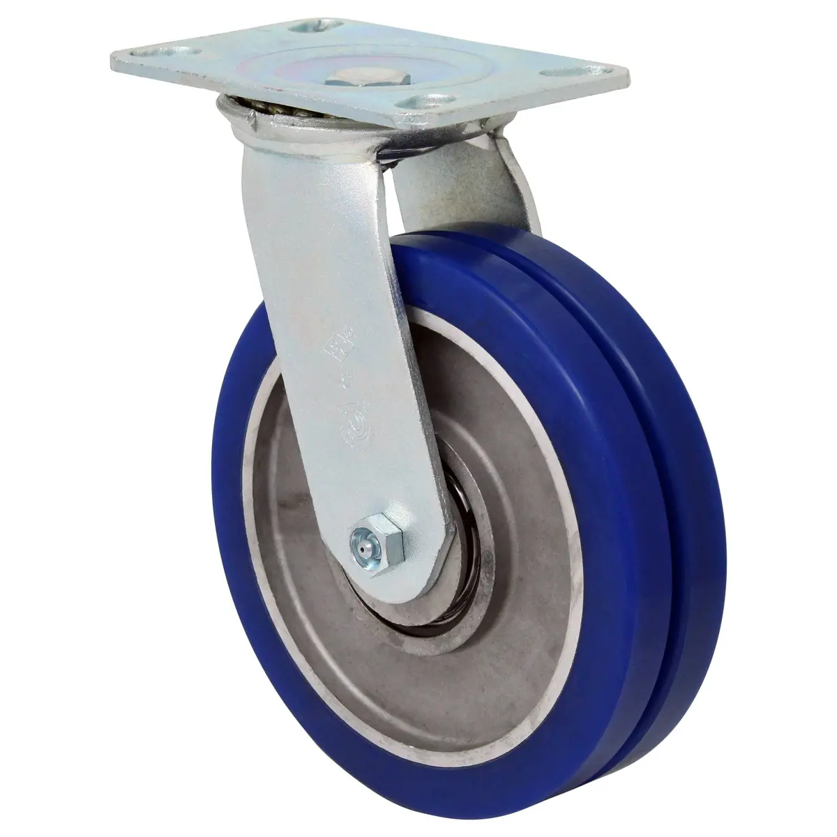 8" X 2" Dual Wheel Swivel Caster - 1500 Lbs Capacity 1