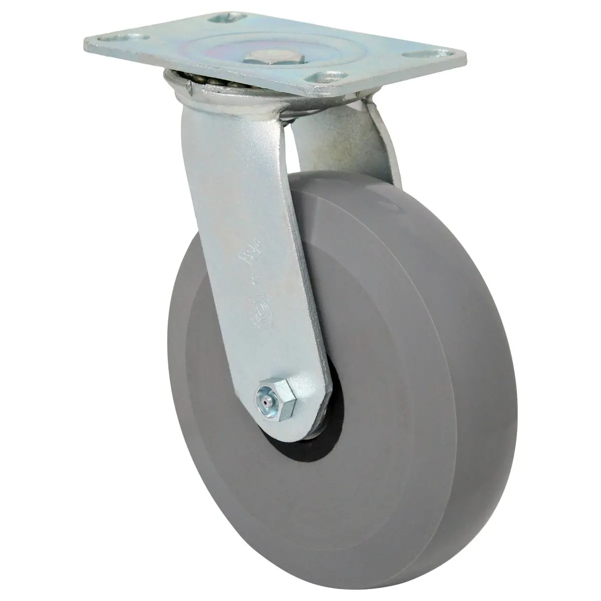 8" X 2" Ergolastomer Wheel Swivel Caster - 1800 Lbs. Capacity 1
