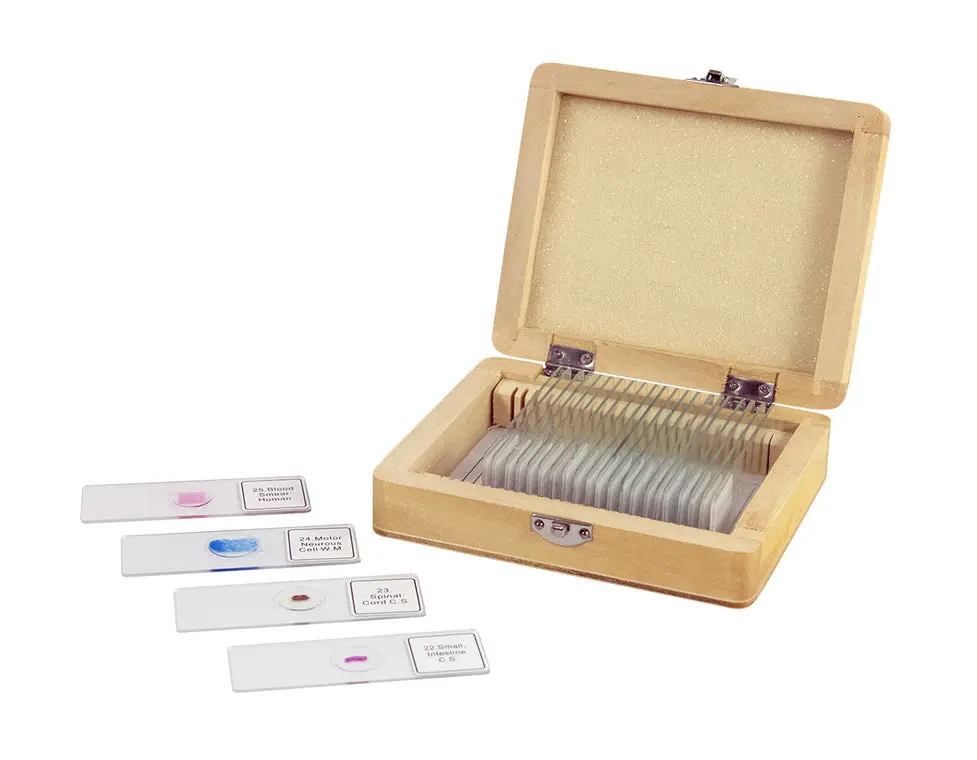 Prepared Microscope Slide Kit - 25 Piece Set 1