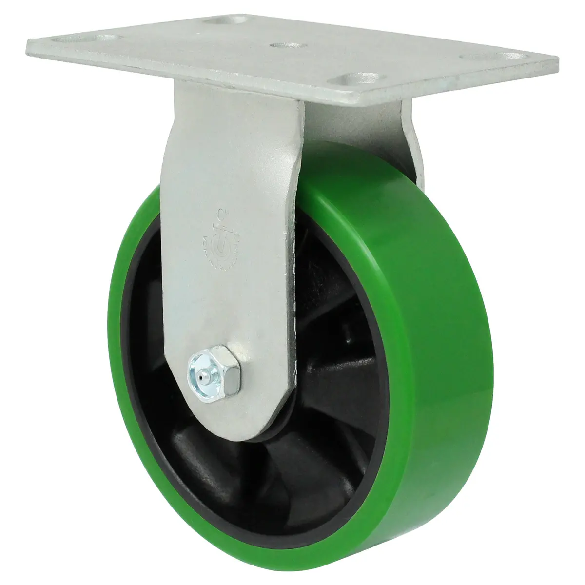 6" X 2" Polyon Maxrok Wheel Rigid Caster - 1100 Lbs. Capacity 1