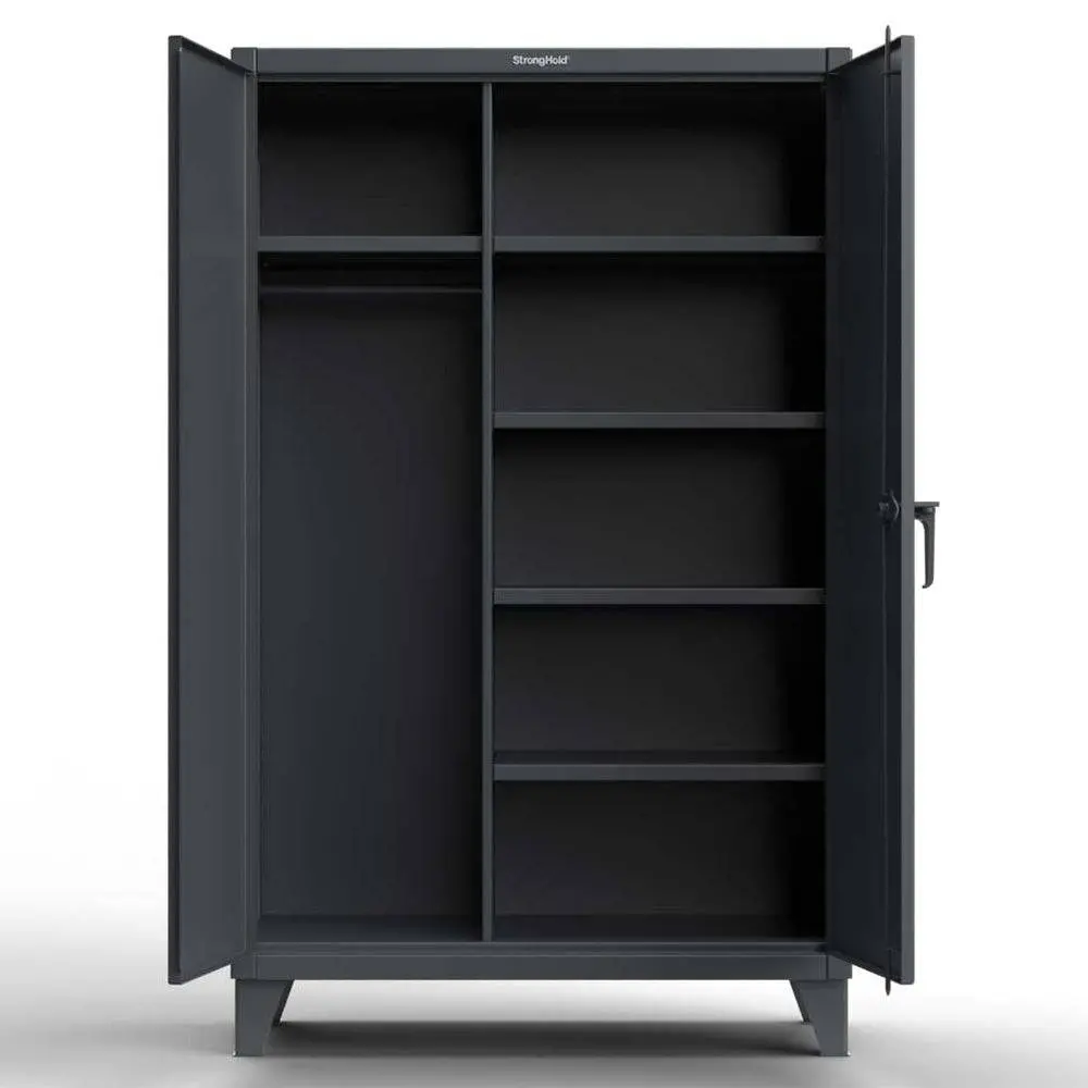 Extreme Duty 12 Ga Uniform Cabinet With 4 Shelves - 48 In. W X 24 In. D X 66 In. H 1