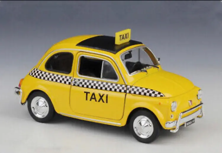 Carro Colecionável Nuova Fiat 500 Escala 1:24 1