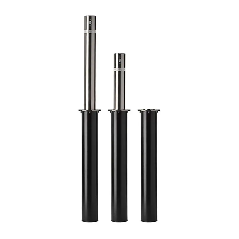 Stainless Steel Retractable Bollard - 316 Grade Steel, 35.5" Above Ground Height 1