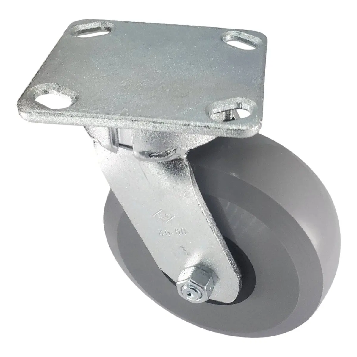 6" X 2" Ergolastomer Wheel Kingpinless Swivel Caster - 1700 Lbs. Capacity 2