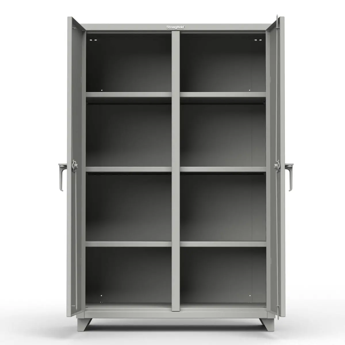 Extra Heavy Duty 14 Ga Double Shift Cabinet With 6 Shelves - 48 In. W X 24 In. D X 75 In. H 1