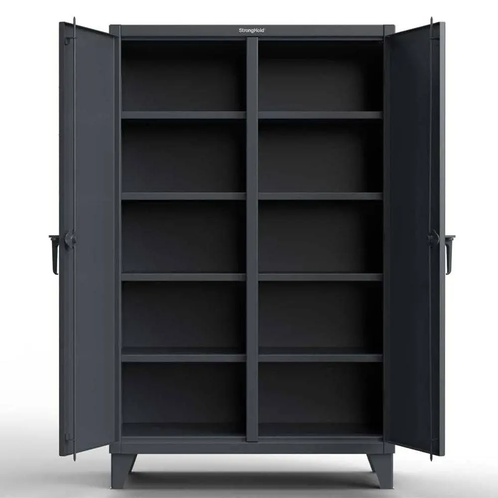 Extreme Duty 12 Ga Double Shift Cabinet With 8 Shelves - 48 In. W X 24 In. D X 78 In. H 1