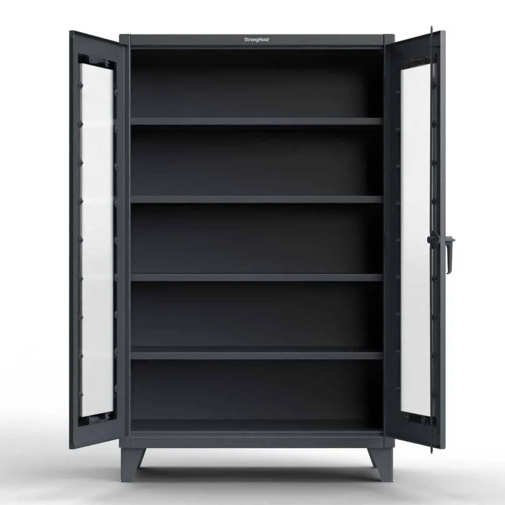 Extreme Duty 12 Ga Clearview Cabinet With 4 Shelves- 36 In. W X 24 In. D X 78 In. H 1
