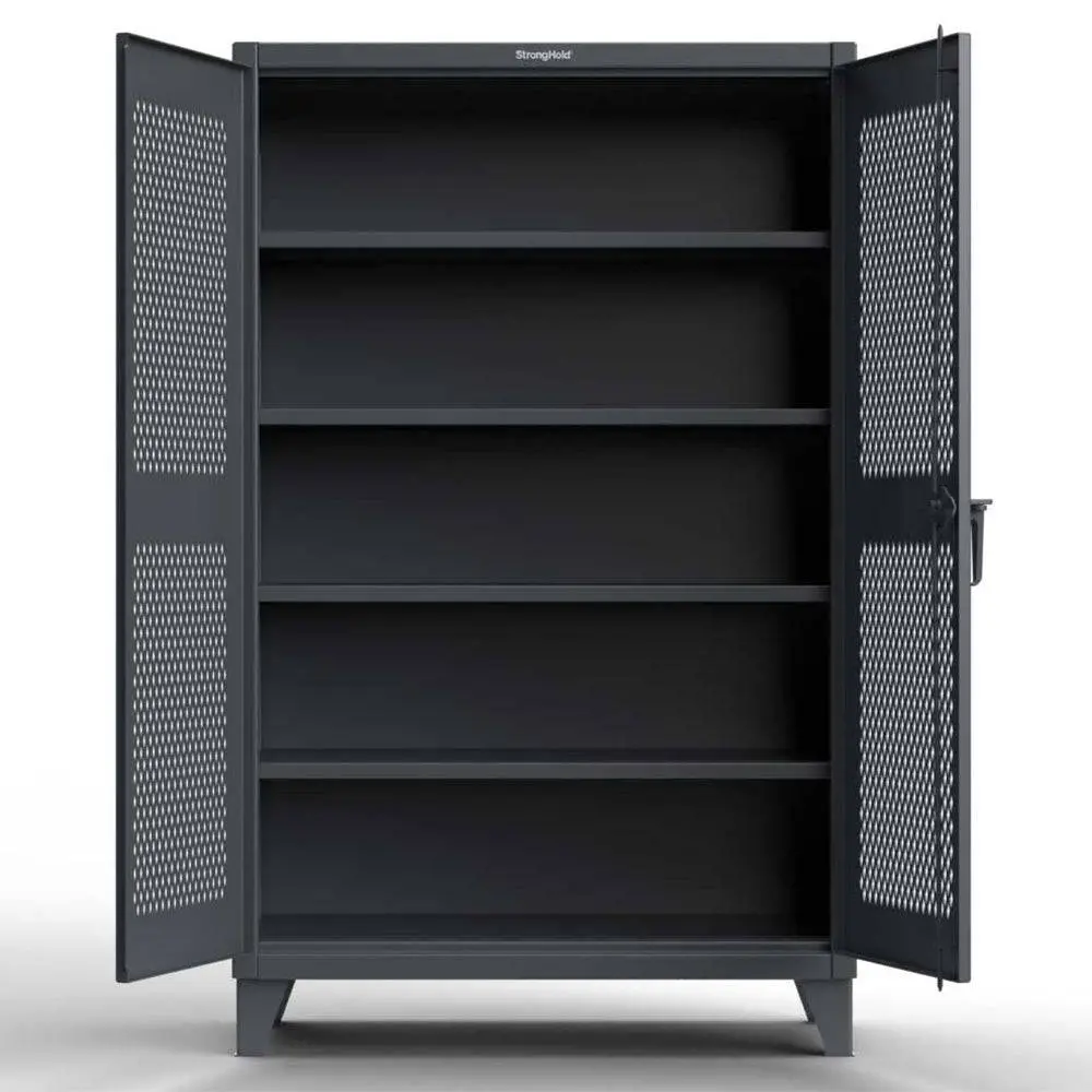 Extreme Duty 12 Ga Cabinet With Ventilated Doors - 48 In. W X 24 In. D X 78 In. H 1