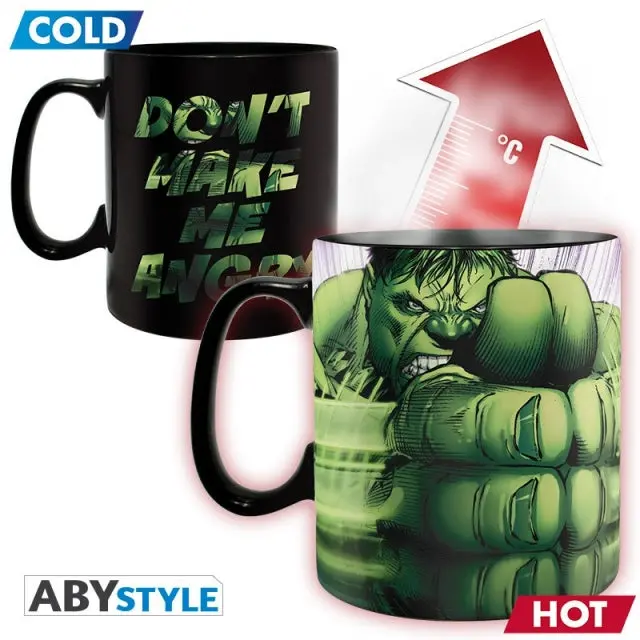 Caneca Marvel Hulk Smash (460Ml) Altera Com A Temperatura 1