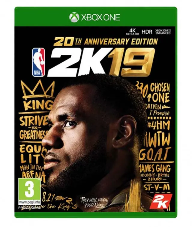 Nba 2K19 20Th Anniversary Edition Xbox One - Novo 1