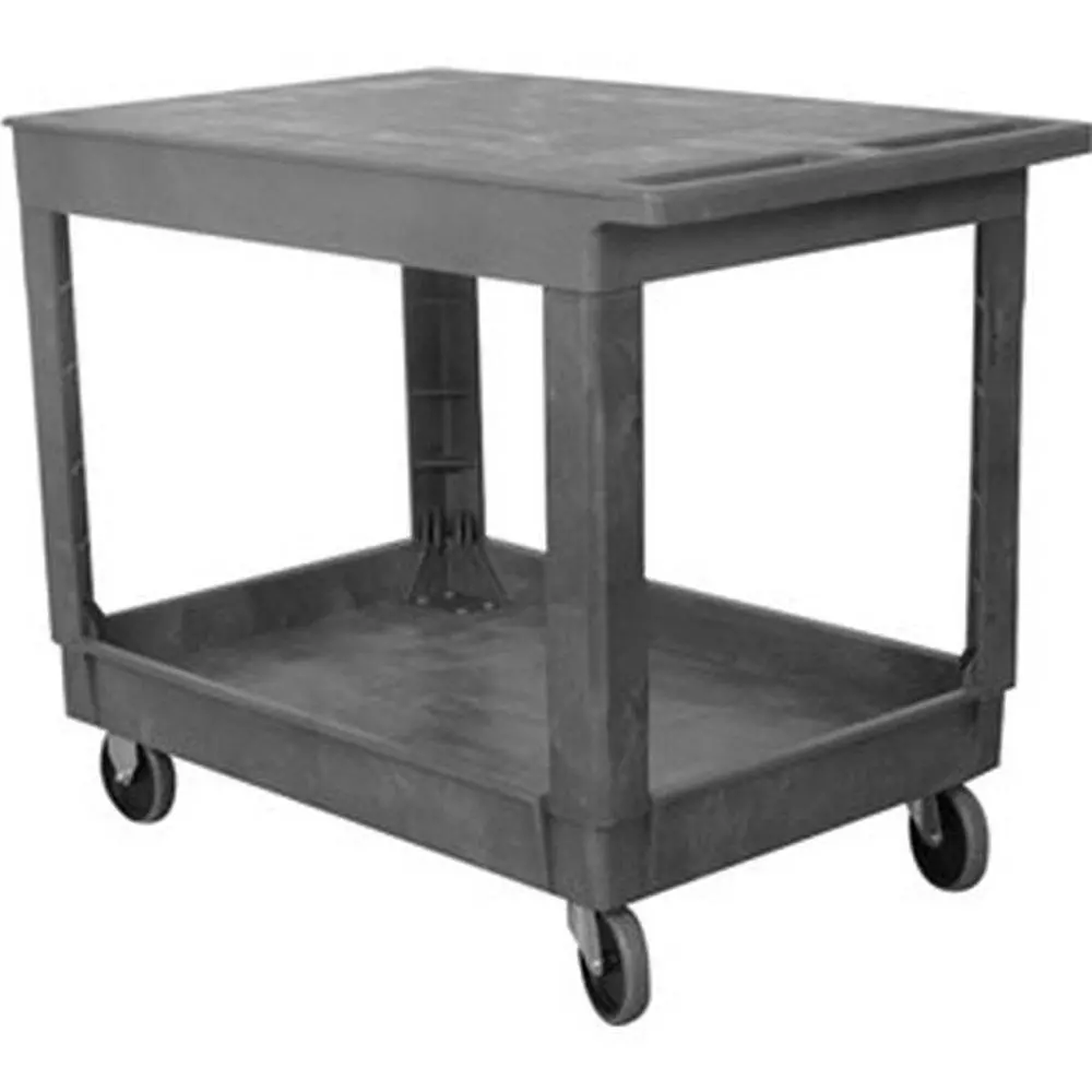 Wesco Standard Plastic Flat Top Service Cart - 500 Lbs Capacity 1