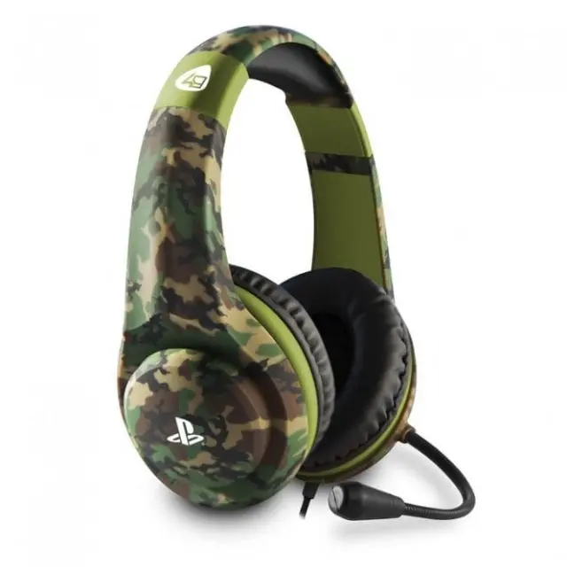 Auscultadores Gaming Oficiais 4Gamers Pro4-70 Camo Ps4 1