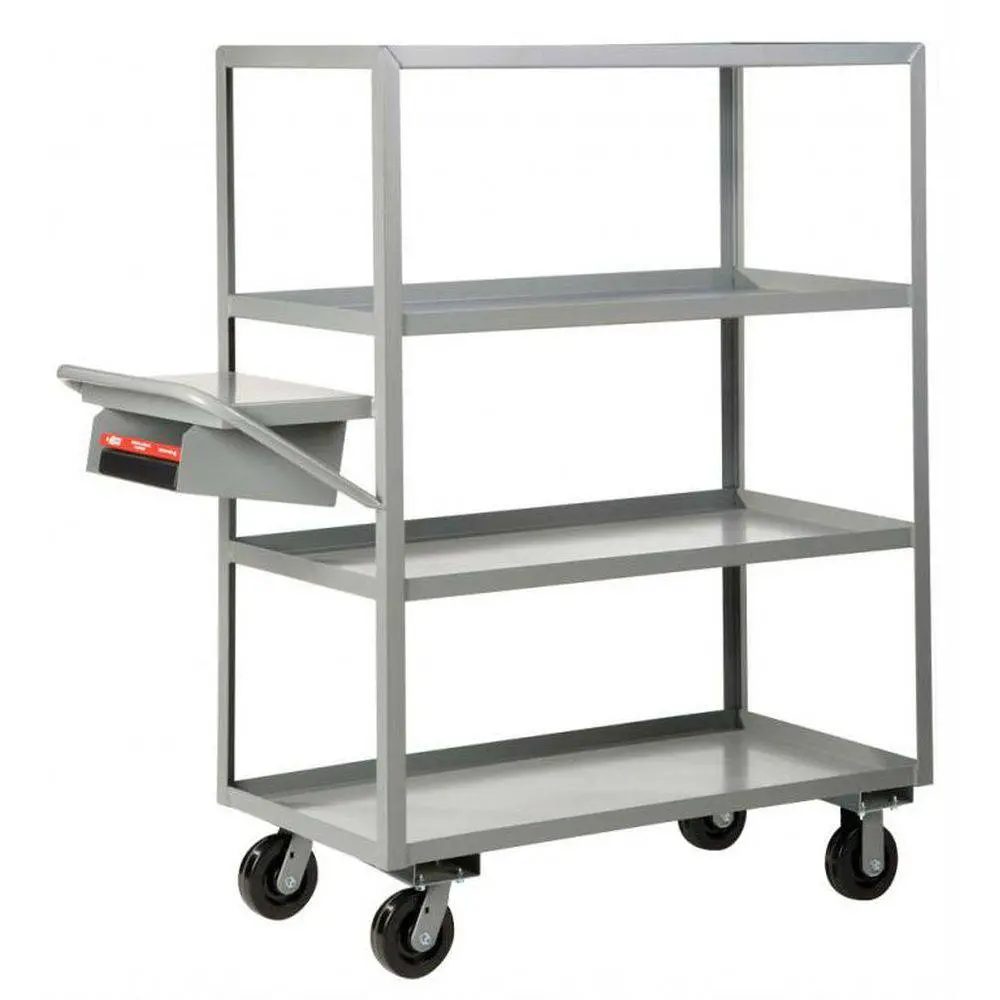 Multi-Shelf Order Picking Truck (4 Shelves W/ Lips) 1