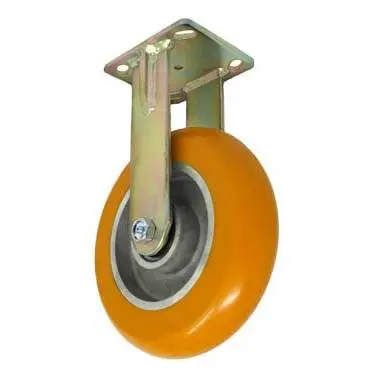8" X 2" Ultraflex Wheel Rigid Maintenance Free Caster - 1200 Lbs Capacity 1