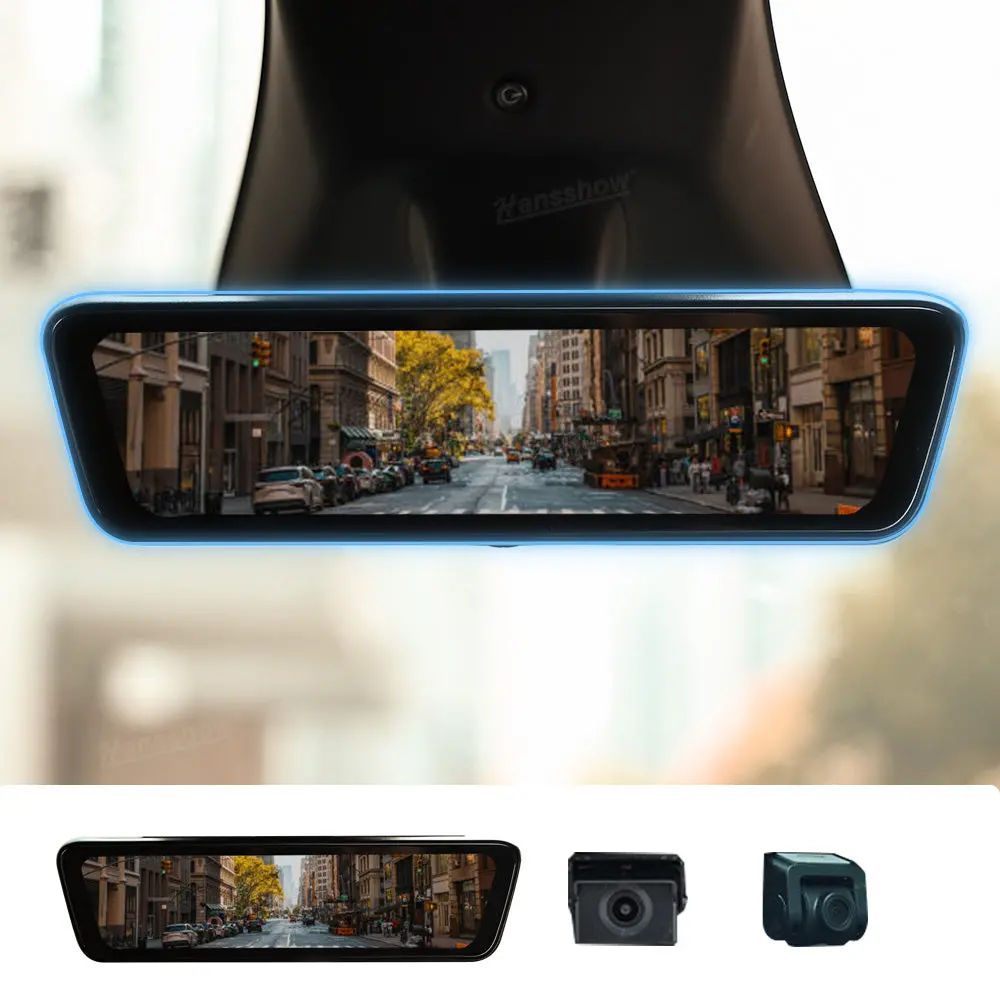 Model Y Juniper Stream Media Rearview Mirror Dash Cam With Front And Rear Camera 1