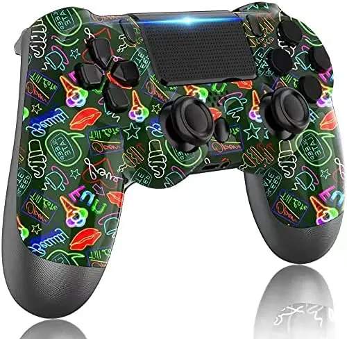 Comando Compativel Tema Verde Ps4 Novo 1