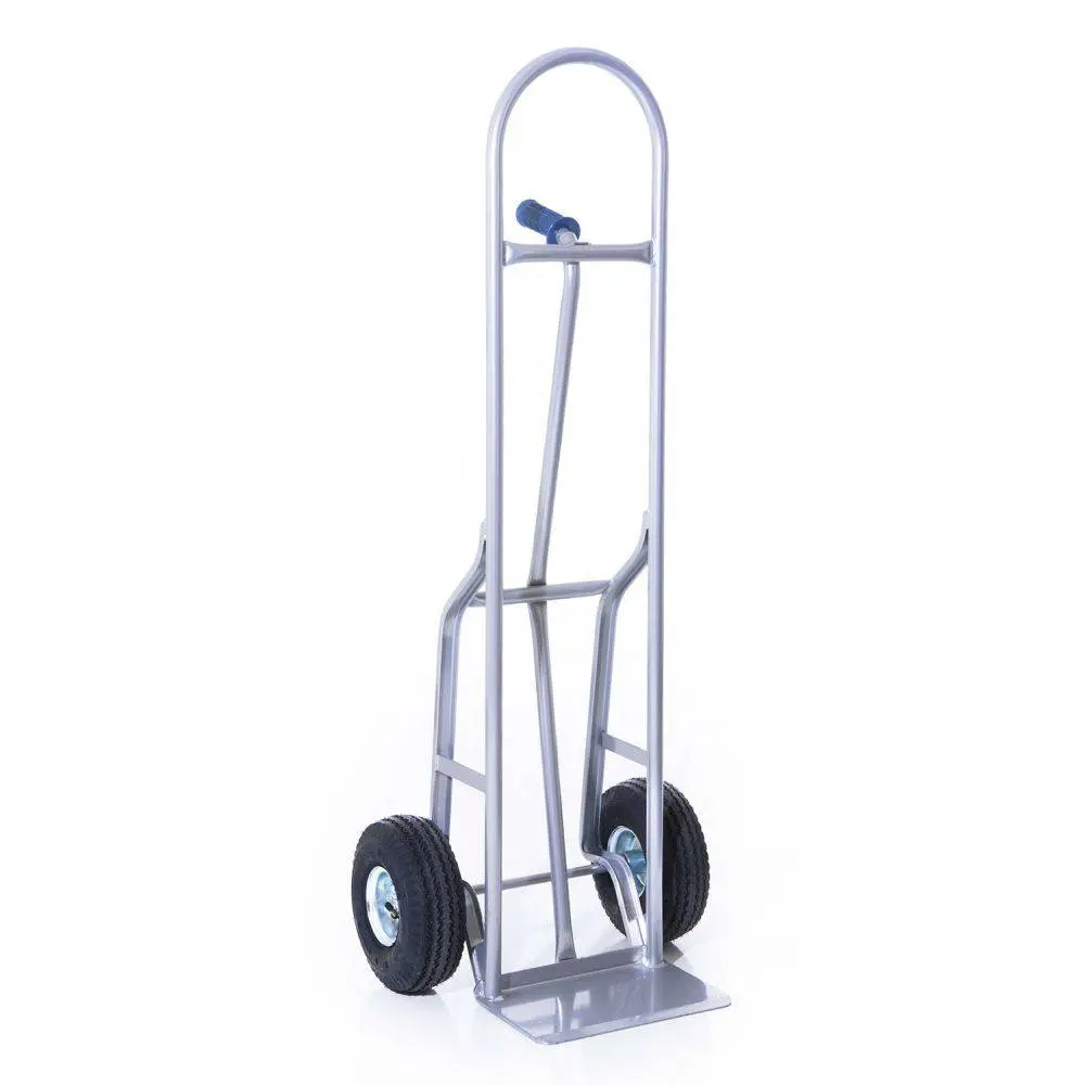 Steel Delivery Truck Single Pin Handle W/ Pneumatic Wheels (55"H) 1